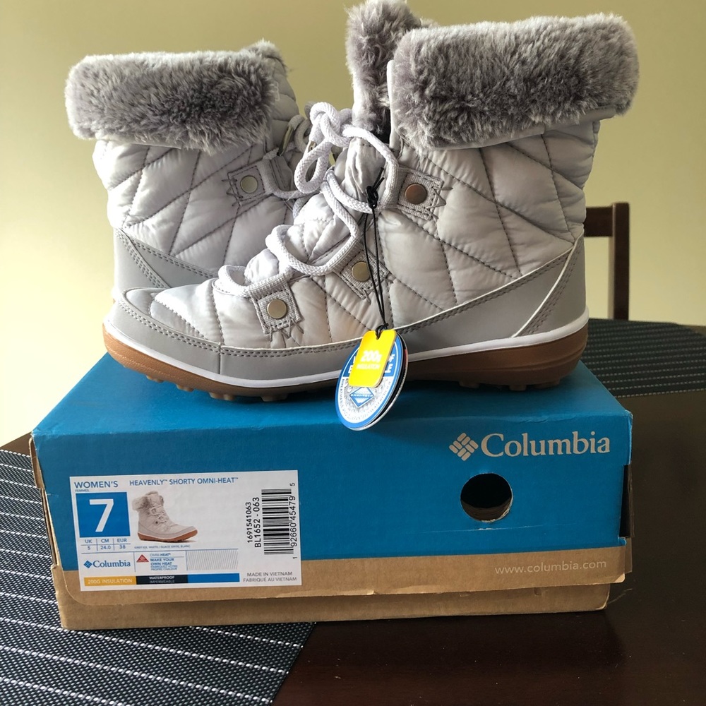 Brand New Columbia Sportswear Heavenly Shorty Omni-Heat Bootie - Size 7